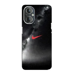 Чехол для OnePlus Nord N20 - с принтом Найк (AlphaPrint) (Найк красный)
