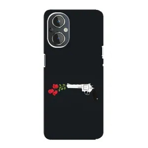 Чехлы (ART) Цветы на OnePlus Nord N20 (VPrint) (Неожиданные цветы)