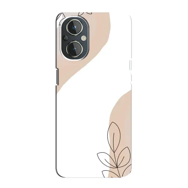 Чехол с принтом «Нюдовая веточка абстракция» для OnePlus Nord N20