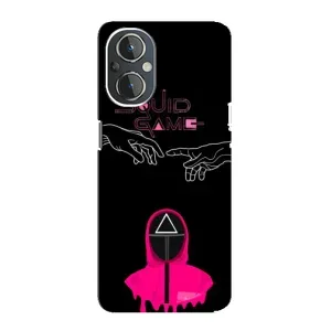 Чехол Гра в кальмара для OnePlus Nord N20 (Минимализм Игра кальмара)