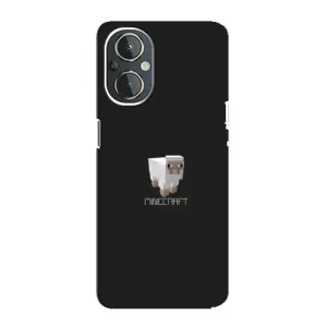 Чехол Майнкрафт на OnePlus Nord N20 (AlphaPrint) Minecraft (Овечка Майнкрафт)
