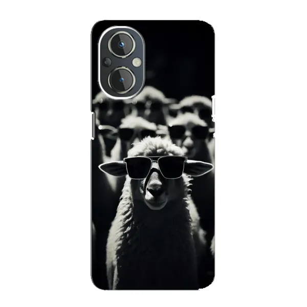 Чехол с принтом «Овечка в очках» для OnePlus Nord N20