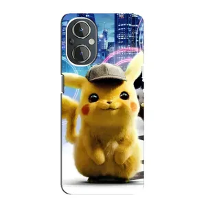 Чехол с Пикачу на OnePlus Nord N20 (Пикачу в городе)