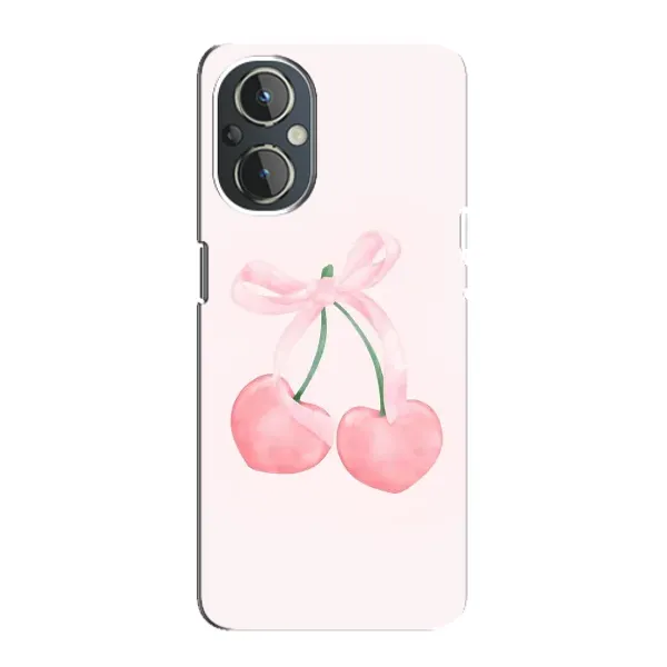 Чехол с принтом «Розовые вишни» для OnePlus Nord N20