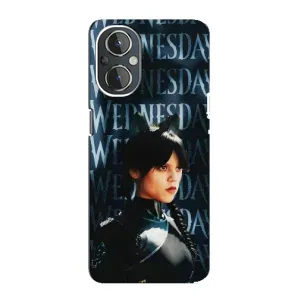 Чехлы Венсдей на OnePlus Nord N20 Уэнсдей (AlphaPrint) (Уэнздей кошка)