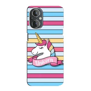 Чехол для ВанПлас Норд Н20 - (Единорожки - Новинки) (AlphaPrint) (Unicorn)