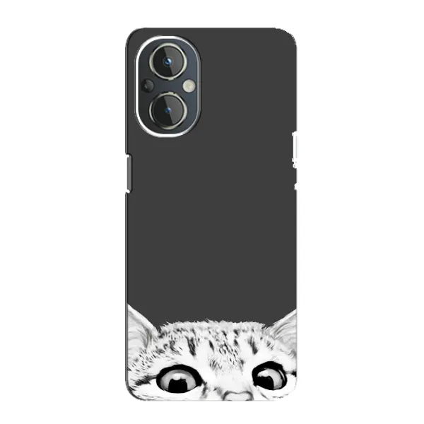 Чехол с принтом «Выглядывает кот» для OnePlus Nord N20 Чехол с принтом «Выглядывает кот» для OnePlus Nord N20
