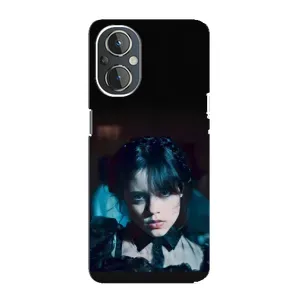 Чехлы Венсдей на OnePlus Nord N20 Уэнсдей (AlphaPrint) (взгляд Уэнздей)