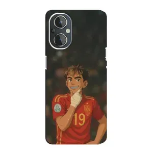 Чехол с футболистом Ламин Ямаль OnePlus Nord N20 (Ямаль аниме)