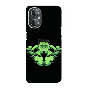 Чехлы с героями Марвел OnePlus Nord N20 (VPrint) (Зелёный Халк)