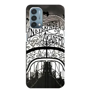Чехол с дизайном Венздей 2 на OnePlus Nord N200 5G (DE211) (Ворота Академии Невермор)