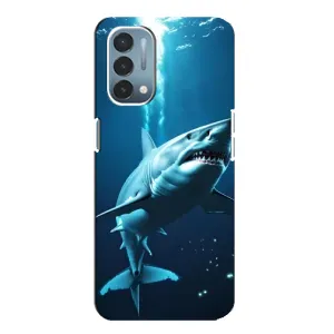 Чехол с картинкой «Хищники» для OnePlus Nord N200 5G (DE211) (Акула под водой)