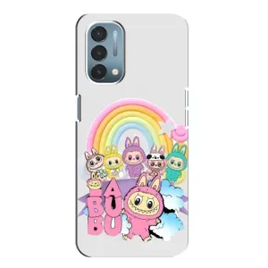 Чехол с Лабубу на OnePlus Nord N200 5G (DE211) (Фон Лабубу)
