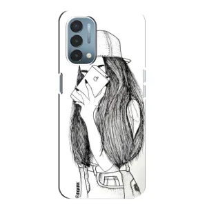Чехол с печатью для OnePlus Nord N200 5G (DE211) - (Мода) (AlphaPrint) (Фото девочки)