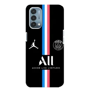 Чехлы PSG для OnePlus Nord N200 5G (DE211) (AlphaPrint) (футболка ПСЖ)