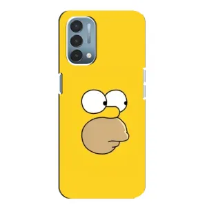 Чехол с Симпсонами для OnePlus Nord N200 5G (DE211) (VPrint) (Гомер)