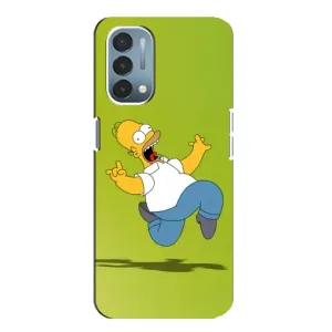 Чехол с Симпсонами для OnePlus Nord N200 5G (DE211) (VPrint) (Гомер Симпсон)