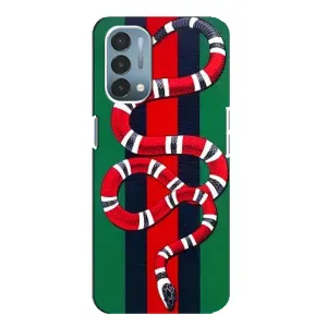 Чехлы ГУЧЧИ для ВанПлас Норд Н200 5G (AlphaPrint) (Gucci змия)