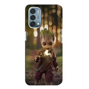 Чехол МАРВЕЛ для ВанПлас Норд Н200 5G (AlphaPrint) (I am Groot)