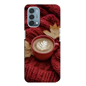 Чехол с уникальным дизайном «Осень с кофе» для OnePlus Nord N200 5G (DE211) (Кофе на пледе)