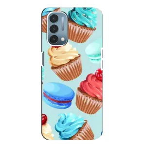 Чехлы с Фруктами для OnePlus Nord N200 5G (DE211) (VPrint) (Кексики)