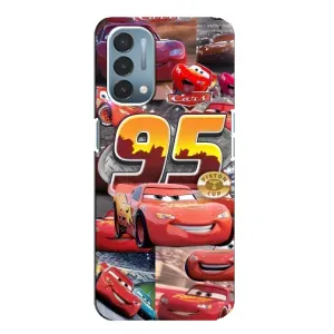 Силиконовый чехол Маквин для OnePlus Nord N200 5G (DE211) (Коллаж Молния Маквин)