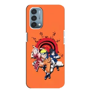 Naruto Anime Чехлы для ВанПлас Норд Н200 5G (AlphaPrint) (команда Наруто)