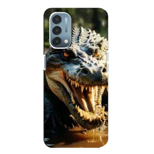 Чехол с картинкой «Хищники» для OnePlus Nord N200 5G (DE211) (Опасный крокодил)