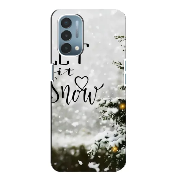 Чехол с принтом «Let it snow» для OnePlus Nord N200 5G (DE211) Чехол с принтом «Let it snow» для OnePlus Nord N200 5G (DE211)