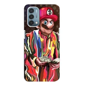 Брендновые Чехлы для OnePlus Nord N200 5G (DE211) - (PREMIUMPrint) (Mario LV)
