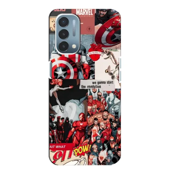 Чехол с принтом «Марвел Комикс» для OnePlus Nord N200 5G (DE211)