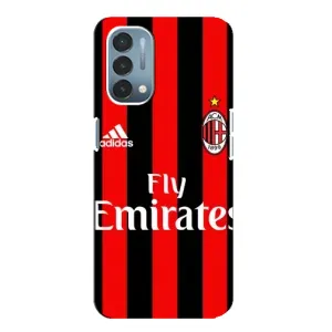 Чехлы для OnePlus Nord N200 5G (DE211) (VPrint) - Футбольные клубы (Milan)