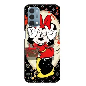 Чехол Disney Mouse OnePlus Nord N200 5G (DE211) (PREMIUMPrint) (Минни peace)