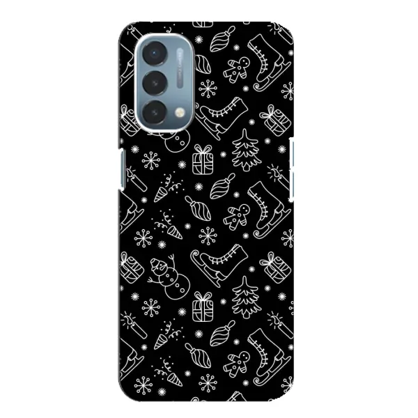 Чехол с принтом «Новогодний фон» для OnePlus Nord N200 5G (DE211) Чехол с принтом «Новогодний фон» для OnePlus Nord N200 5G (DE211)