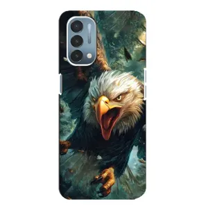 Чехол с картинкой «Хищники» для OnePlus Nord N200 5G (DE211) (Орел в полете)