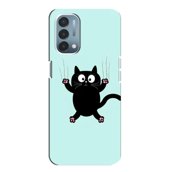 Чехол с принтом «Падающий кот» для OnePlus Nord N200 5G (DE211)