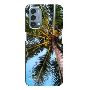 Силиконовый чехол с КАРТИНКАМИ лето для OnePlus Nord N200 5G (DE211) (AlphaPrint) (Пальма)