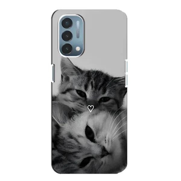 Чехол с принтом «Пара котов» для OnePlus Nord N200 5G (DE211)