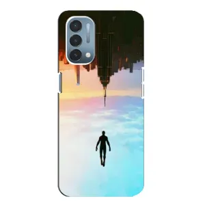 Чехол с человеком пауком для OnePlus Nord N200 5G (DE211) - (AlphaPrint) (Паук человек)