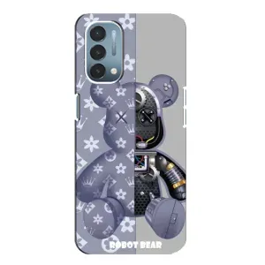 Крутые Чехлы Луи Виттон для OnePlus Nord N200 5G (DE211) (AlphaPrint) (Робот Мишка)