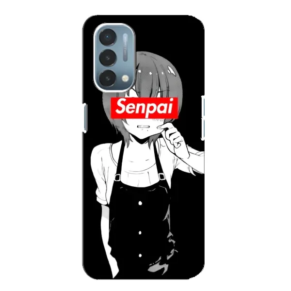Чехол с принтом «Senpai» для OnePlus Nord N200 5G (DE211)
