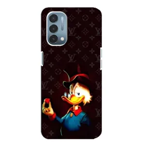Чехлы для OnePlus Nord N200 5G (DE211) - Скрудж МакДак Louis Vuitton (PREMIUMPrint) (Скрудж с бриллиантом)