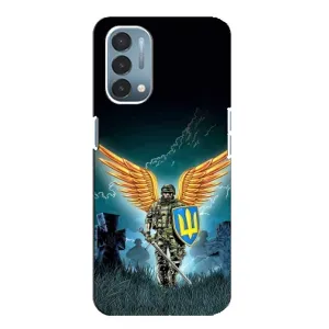 Чехлы с картинкой ЗСУ для OnePlus Nord N200 5G (DE211) (AlphaPrint) (Солдат ЗСУ)