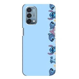 Чехол с принтом Стич на OnePlus Nord N200 5G (DE211) (Стич фон)