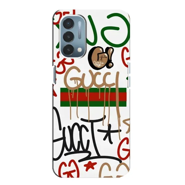 Чехол с принтом «Стиль GUUCI» для OnePlus Nord N200 5G (DE211)