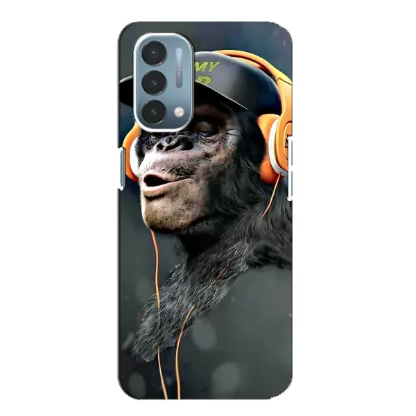 Чехол с принтом «В наушниках» для OnePlus Nord N200 5G (DE211)