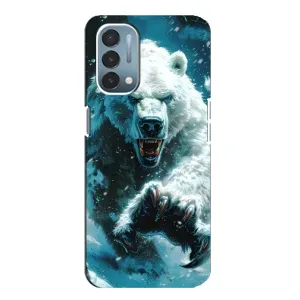 Чехол с картинкой «Хищники» для OnePlus Nord N200 5G (DE211) (Полярный медведь)