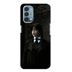 Чехол с дизайном Венздей 2 на OnePlus Nord N200 5G (DE211) (Темный стиль Уэнздей)