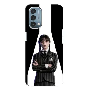 Чехлы Венсдей на OnePlus Nord N200 5G (DE211) Уэнсдей (AlphaPrint) (W-Wednesday)