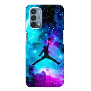 Чехлы для OnePlus Nord N200 5G (DE211) - с картинкой JORDAN (AlphaPrint) (Яркий Джордан)